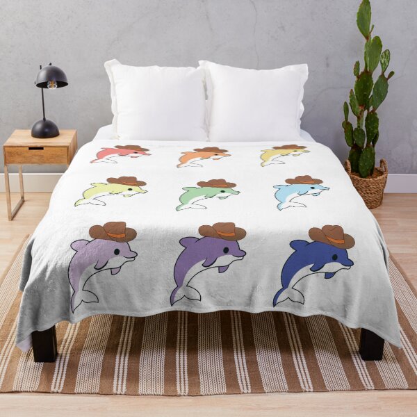 Item preview, cute western cowboy dolphin bundle designed and sold by CuteArtPack.