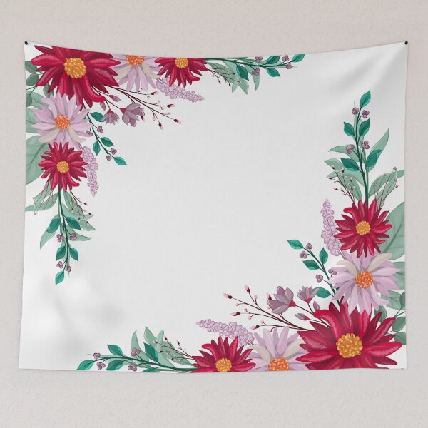 Item preview, Red flowers colour blooming  designed and sold by NingningS.