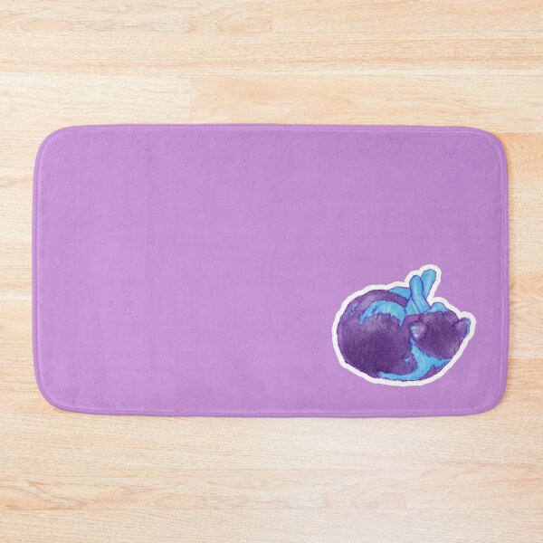 Item preview, Curled Up Kitty (purple) designed and sold by OvergrownArts.