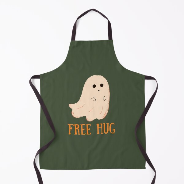 Item preview, Free Hug | Cute Ghosts Illustration | Green Background designed and sold by RM-Journey.