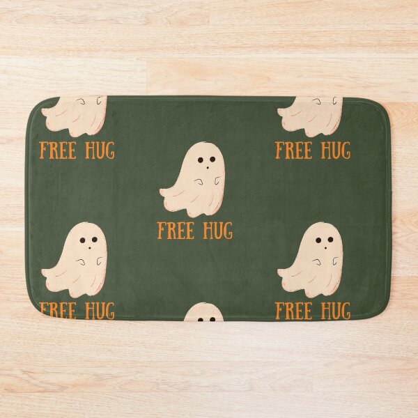 Item preview, Free Hug | Cute Ghosts Illustration | Green Background designed and sold by RM-Journey.