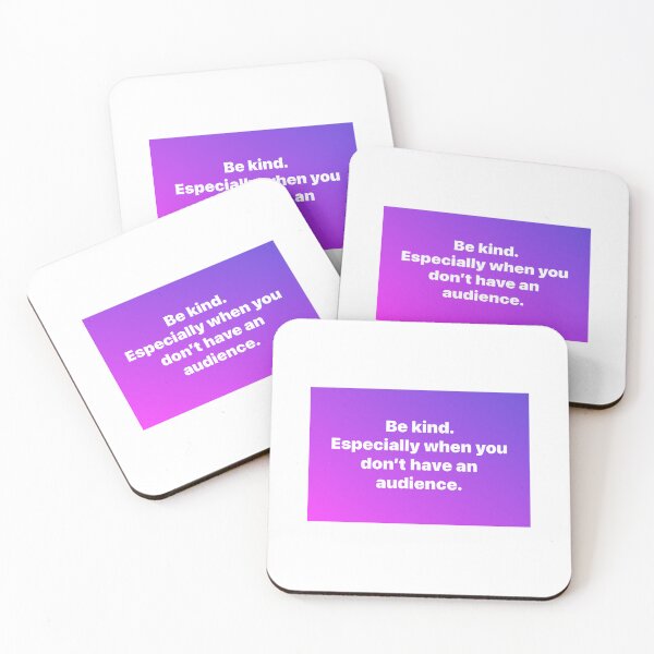 Item preview, Be Kind/No Audience designed and sold by lisasfar.
