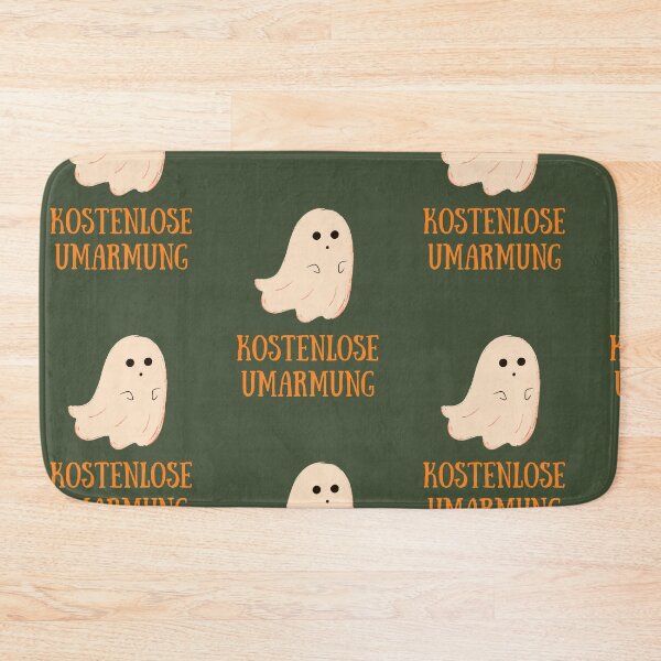 Item preview, Kostenlose Umarmung | Cute Ghosts Illustration | Green Background designed and sold by RM-Journey.