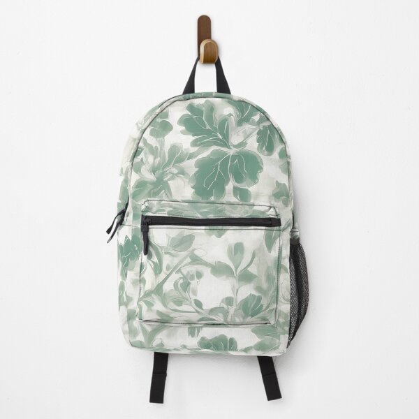 Item preview, Vintage Green and White Floral Chinoiserie designed and sold by Tamas Das.