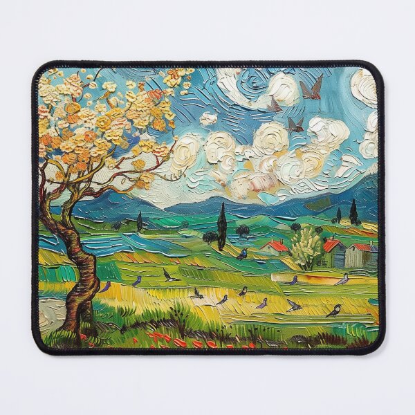 Item preview, country landscape designed and sold by PricklyPeanut.