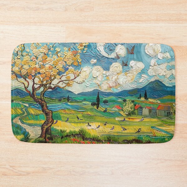 Item preview, country landscape designed and sold by PricklyPeanut.