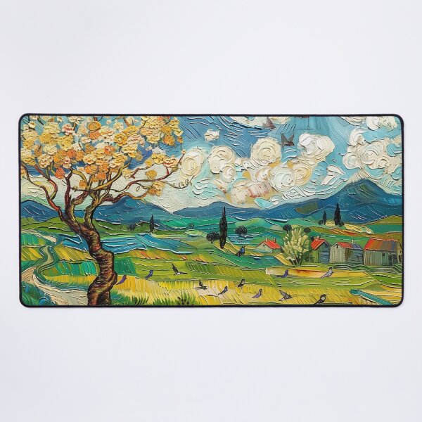 Item preview, country landscape designed and sold by PricklyPeanut.