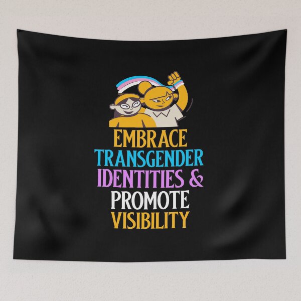 Item preview, Embrace Transgender Identities & Promote Visibility designed and sold by 87-Aesthetics.