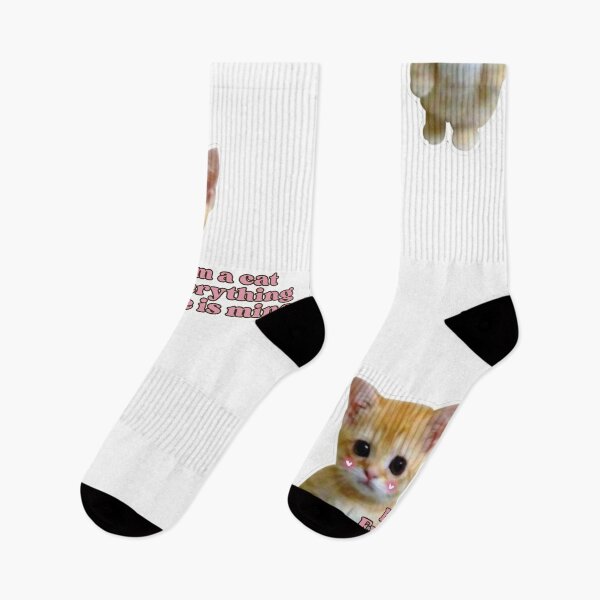 Item preview, “My dear, I'm a cat. Everything I see is mine.” cute Cat Meme with quote, Funny Ginger Orange Kitten v2 designed and sold by out-fitter.