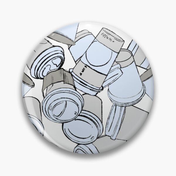 Aperçu de l'œuvre Tasse à café à emporter - illustration numérique minimaliste créée et vendue par artelleDesign.