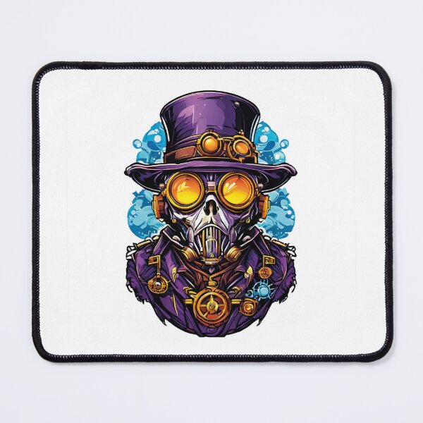 Item preview, Futuristic skull with yellow eyes designed and sold by Ink-Kreativ.