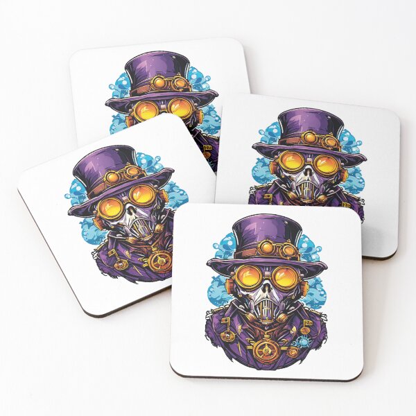 Item preview, Futuristic skull with yellow eyes designed and sold by Ink-Kreativ.
