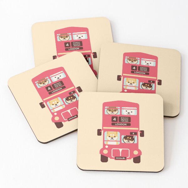 Item preview, Shiba London Bus designed and sold by MINIMOillu.