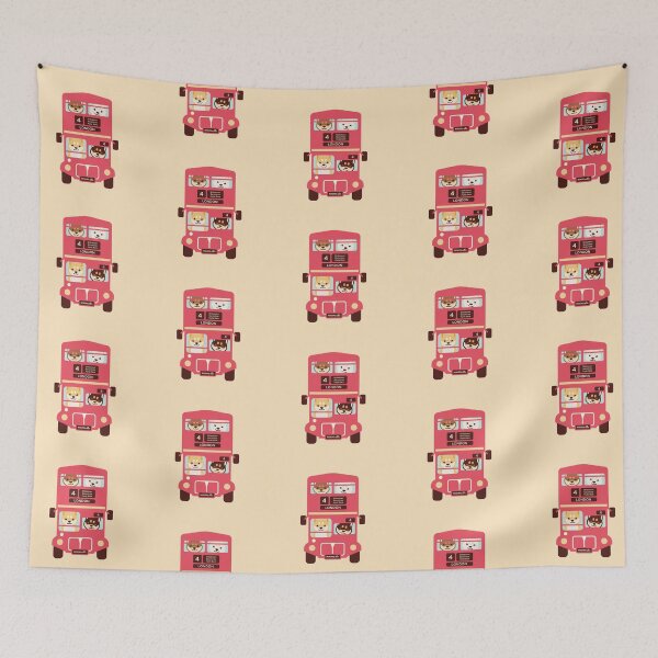 Item preview, Shiba London Bus designed and sold by MINIMOillu.