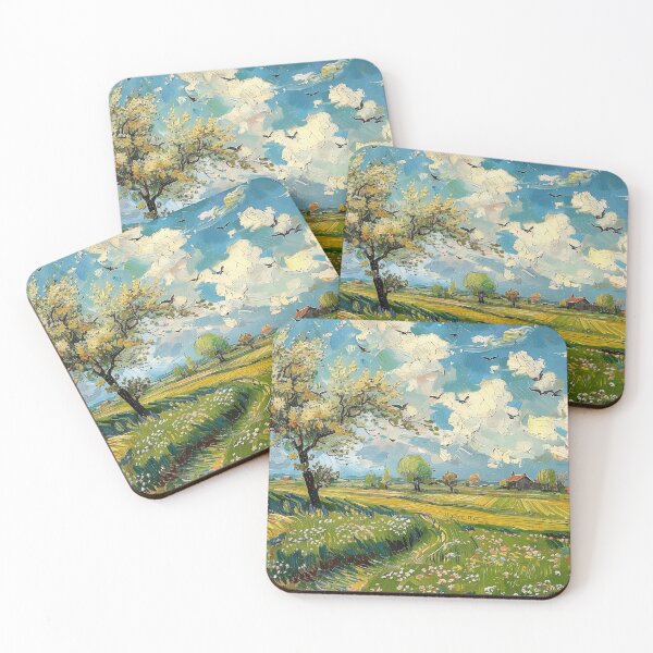 Item preview, country landscape designed and sold by PricklyPeanut.