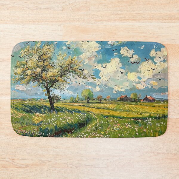 Item preview, country landscape designed and sold by PricklyPeanut.