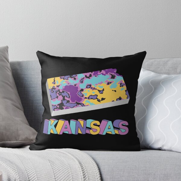 Item preview, Kansas 3d State Map Art designed and sold by Ayesha Saleem.