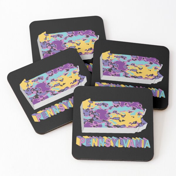 Item preview, Pennsylvania State 3d Map Art designed and sold by Ayesha Saleem.