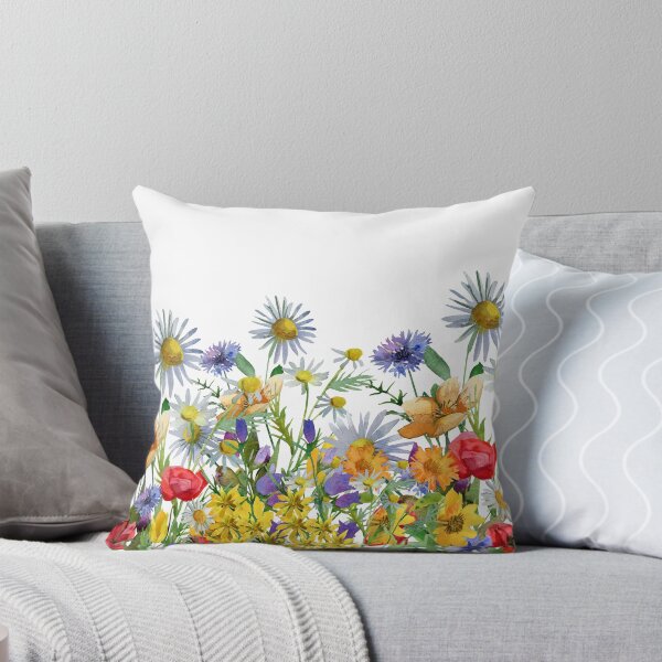 Item preview, Blooming in the garden with colourful wild flowers designed and sold by NingningS.
