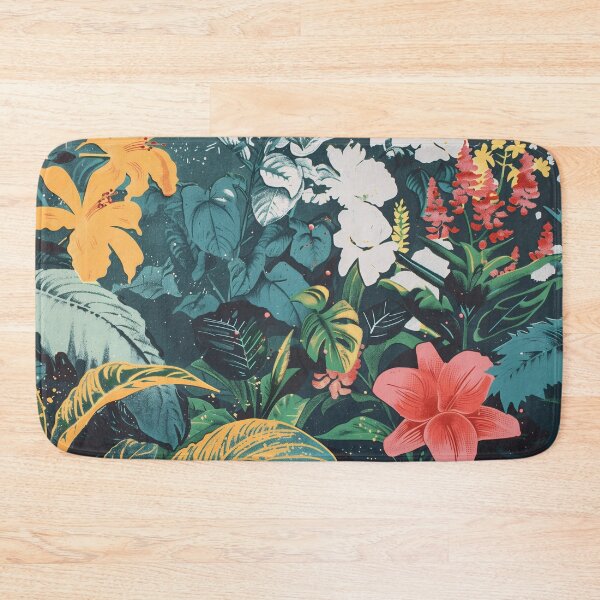 Item preview, silkscreen flowers designed and sold by PricklyPeanut.