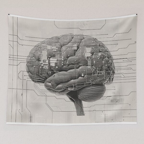 Item preview, cyborg brain designed and sold by PricklyPeanut.