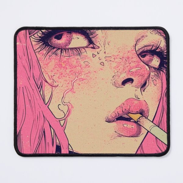 Item preview, Pink Smoking Girl designed and sold by Susana Soares.