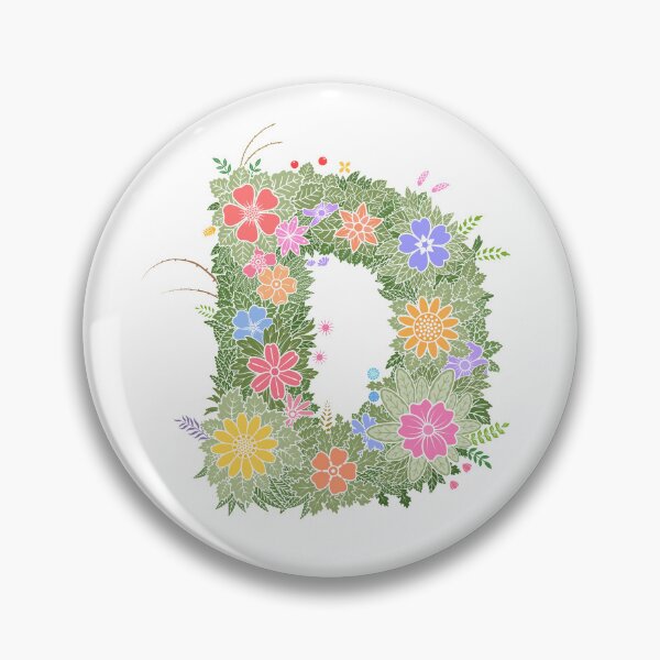 Artikelvorschau, Blumenbuchstabe „D“ WeArePrettierThanFlowers entworfen und verkauft von birthflower.