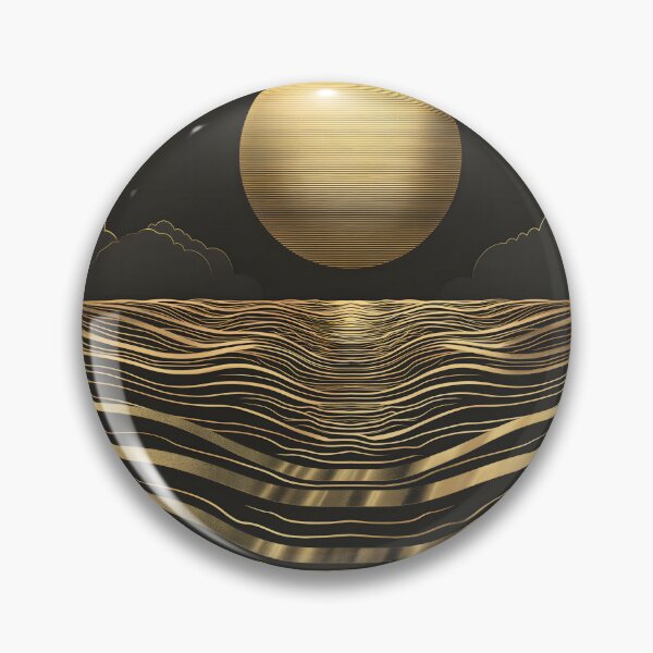 Item preview, Golden Moonlit Tide designed and sold by unimuse.