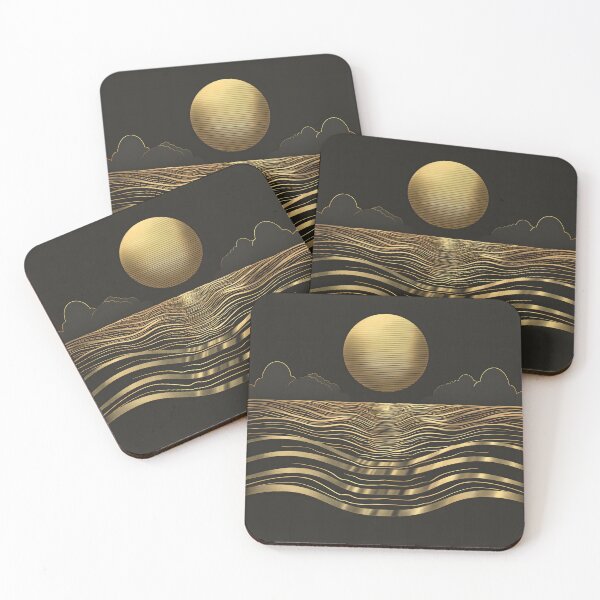 Item preview, Golden Moonlit Tide designed and sold by unimuse.
