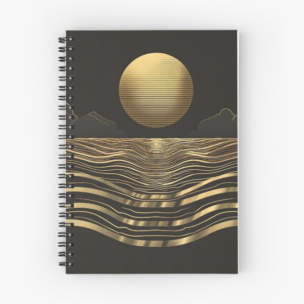 Item preview, Golden Moonlit Tide designed and sold by unimuse.