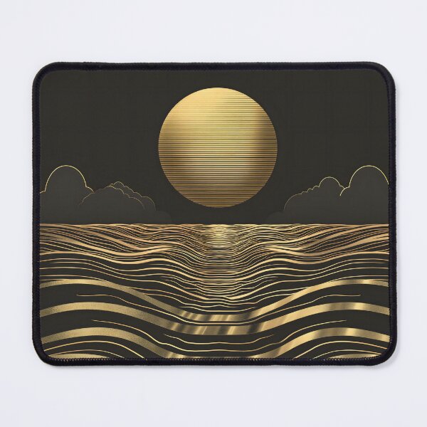Item preview, Golden Moonlit Tide designed and sold by unimuse.