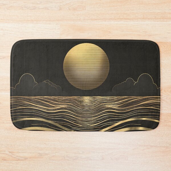 Item preview, Golden Moonlit Tide designed and sold by unimuse.