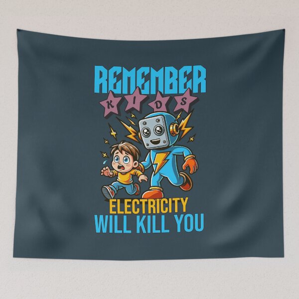 Item preview, Electricity Kills designed and sold by RockBeeDesigns.
