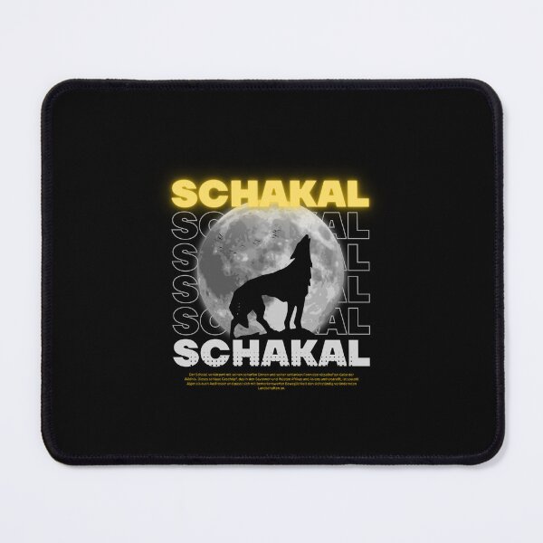 Artikelvorschau, Schakal | Schwarzer Hintergrund entworfen und verkauft von RM-Journey.