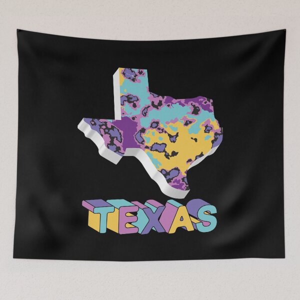 Item preview, Texas State 3d Map Art designed and sold by Ayesha Saleem.