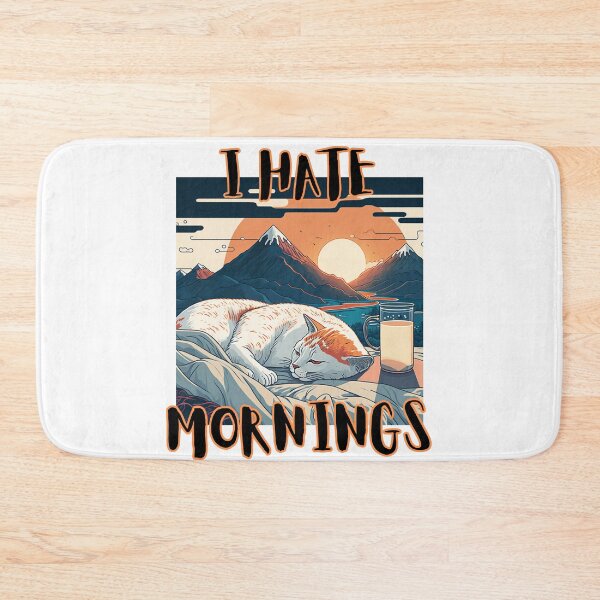 Item preview, I Hate Mornings designed and sold by letsgetinspired.