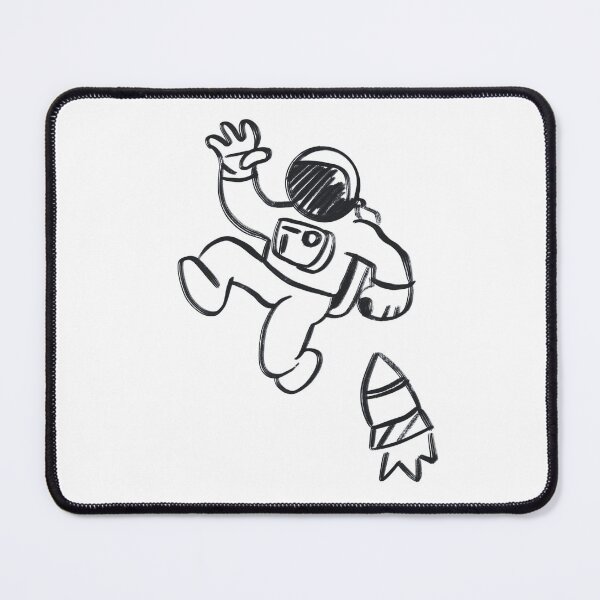 Item preview, Astronault and his rocket designed and sold by Lemon-Monday.