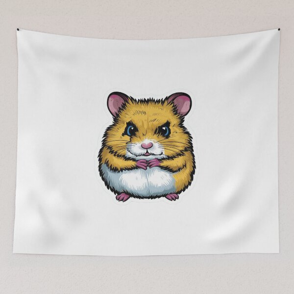 Item preview, Melancholic Hamster - Cute Sad Pet Design designed and sold by buzztrendshop.