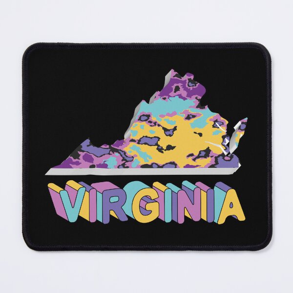 Item preview, Virginia 3d State of America Map Art designed and sold by Ayesha Saleem.