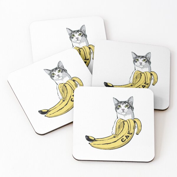 Item preview, banana cat designed and sold by 90's Misaki.