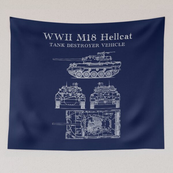 Item preview, Blueprints American Tank World War 2 designed and sold by Blok45.