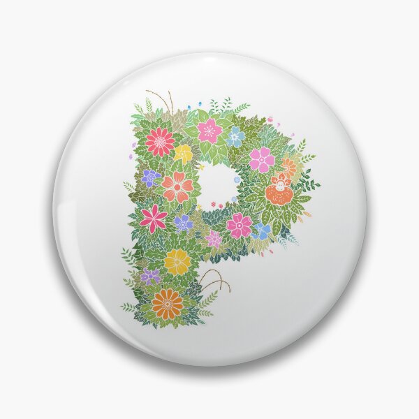 Artikelvorschau, Blumenbuchstabe „P“ WeArePrettierThanFlowers entworfen und verkauft von birthflower.