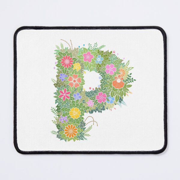 Item preview, Floral Letter "P" WeArePrettierThanFlowers designed and sold by birthflower.