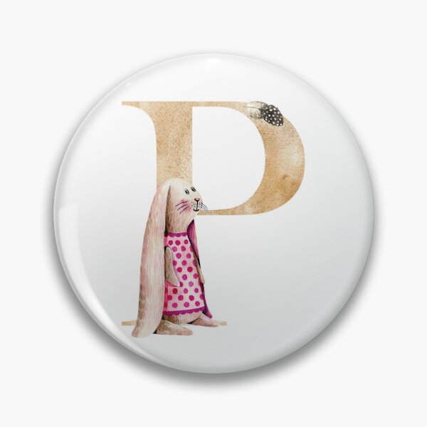 Item preview, Watercolor easter letter P designed and sold by tapilipa.