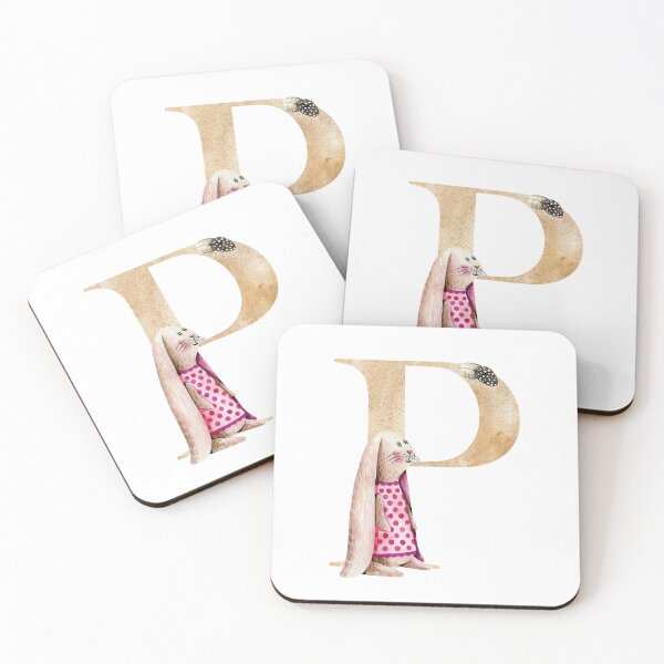 Item preview, Watercolor easter letter P designed and sold by tapilipa.