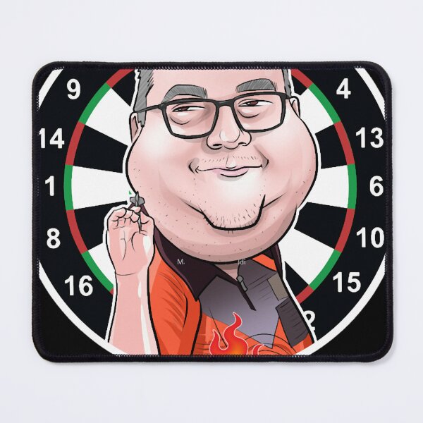 Item preview, Caricatura Stephen Bunting by Darts Attack designed and sold by AugusteVidal.