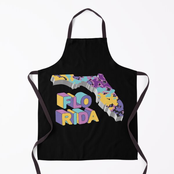 Item preview, Florida 3D State Abstract Map Art designed and sold by Ayesha Saleem.