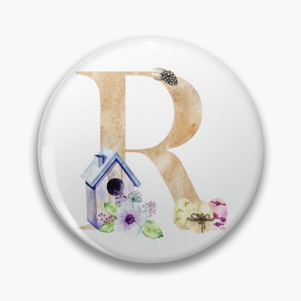 Item preview, Watercolor easter letter R designed and sold by tapilipa.