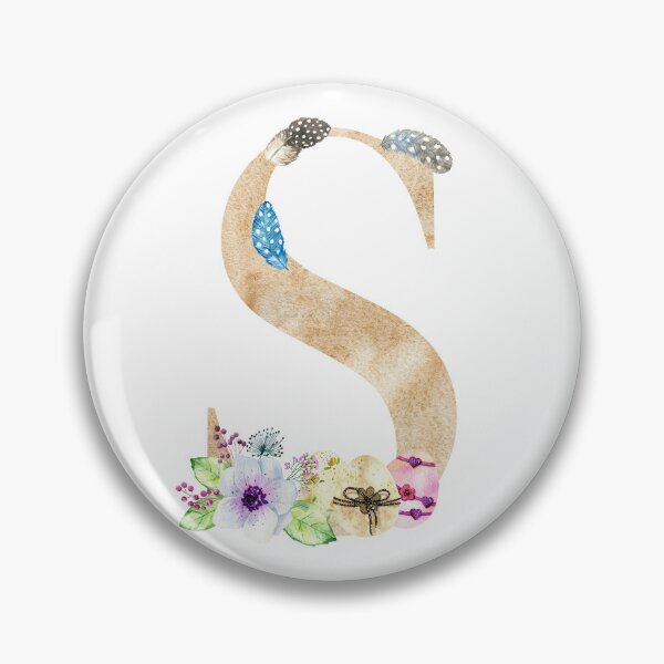 Item preview, Watercolor easter letter S designed and sold by tapilipa.