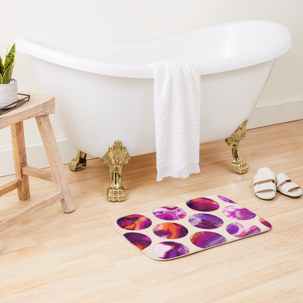 Item preview, Bath Mat designed and sold by FlowersColorful.